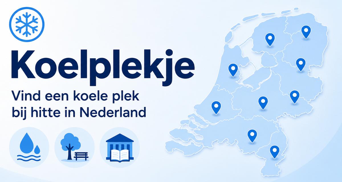 Ik zoek verkoeling — koele plekken bij hitte in Nederland | Koelplekje